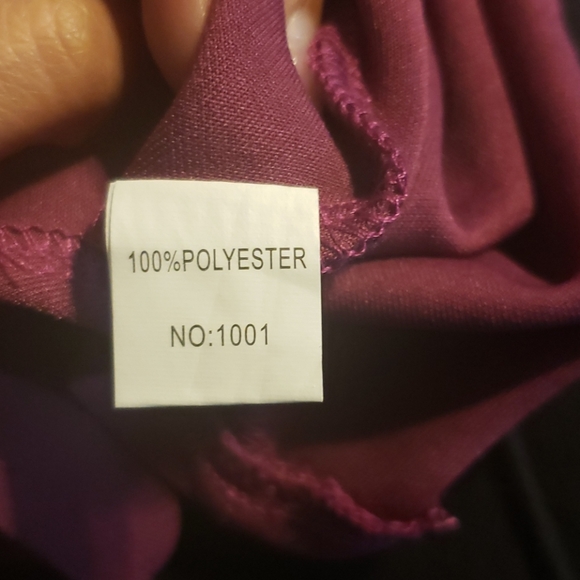 Purple high low dress - Picture 4 of 4